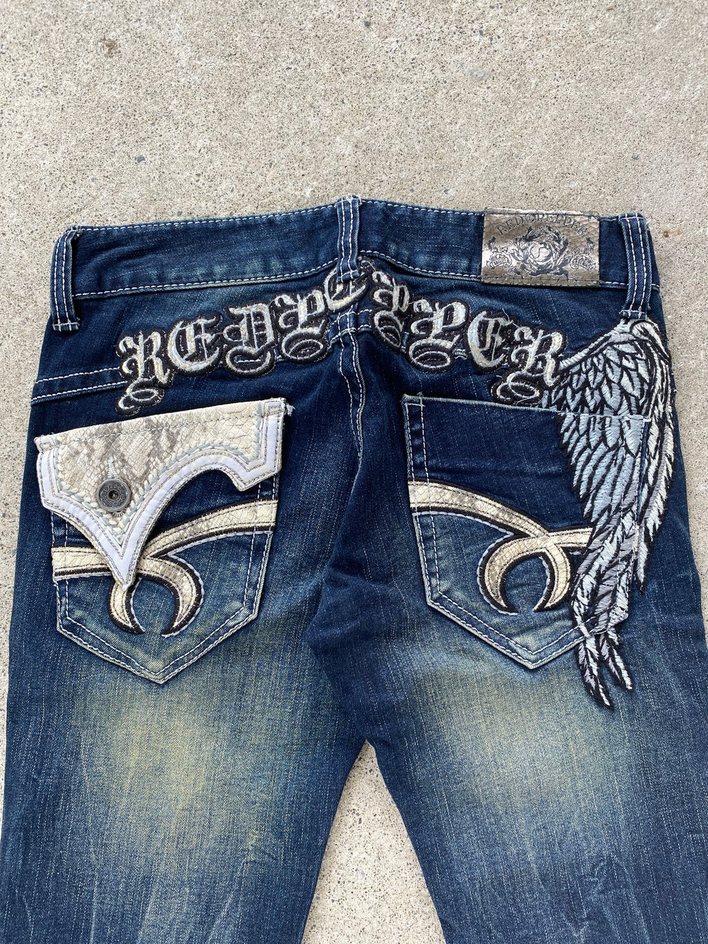 siiick red pepper jeans-25”