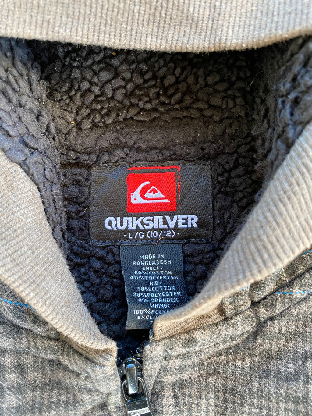 plaid quicksilver jawn-S”
