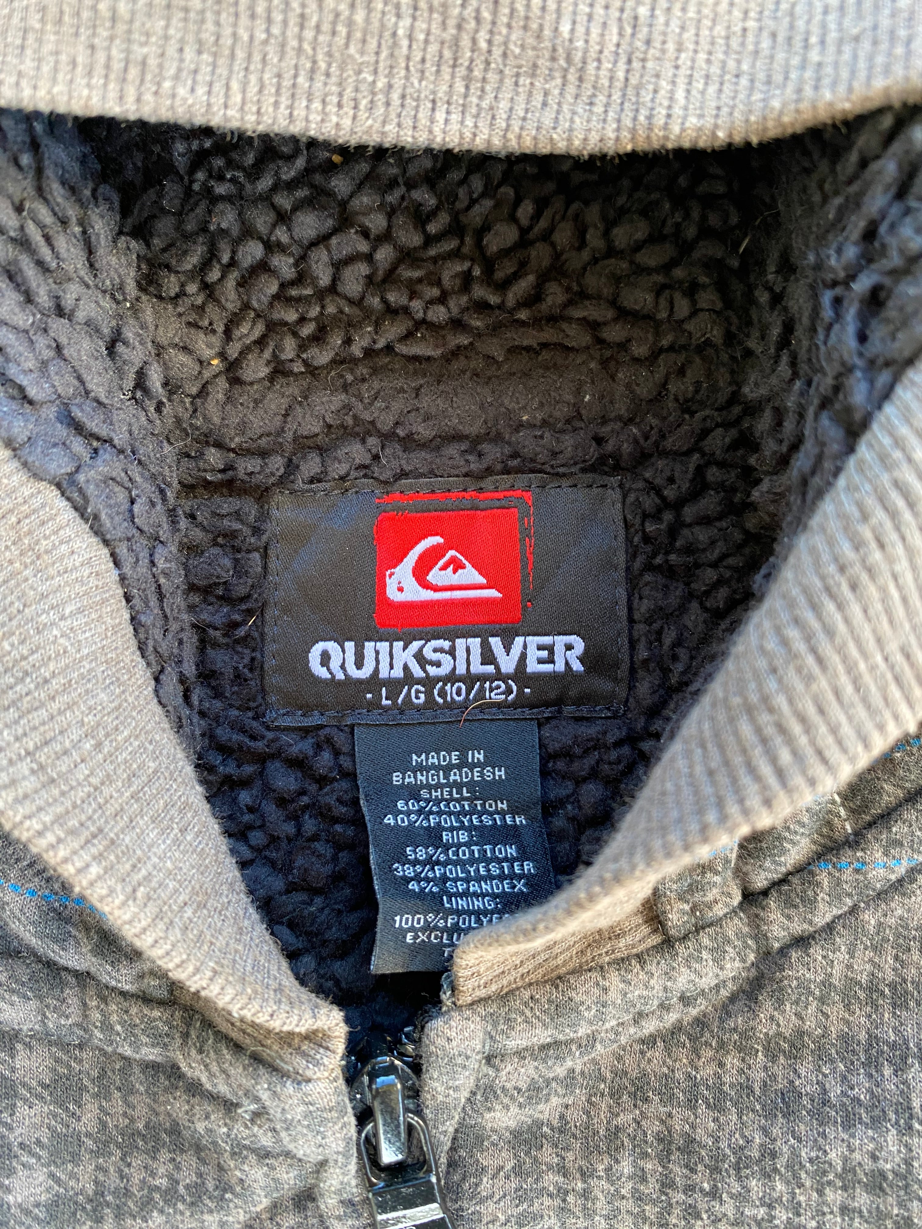 plaid quicksilver jawn-S”