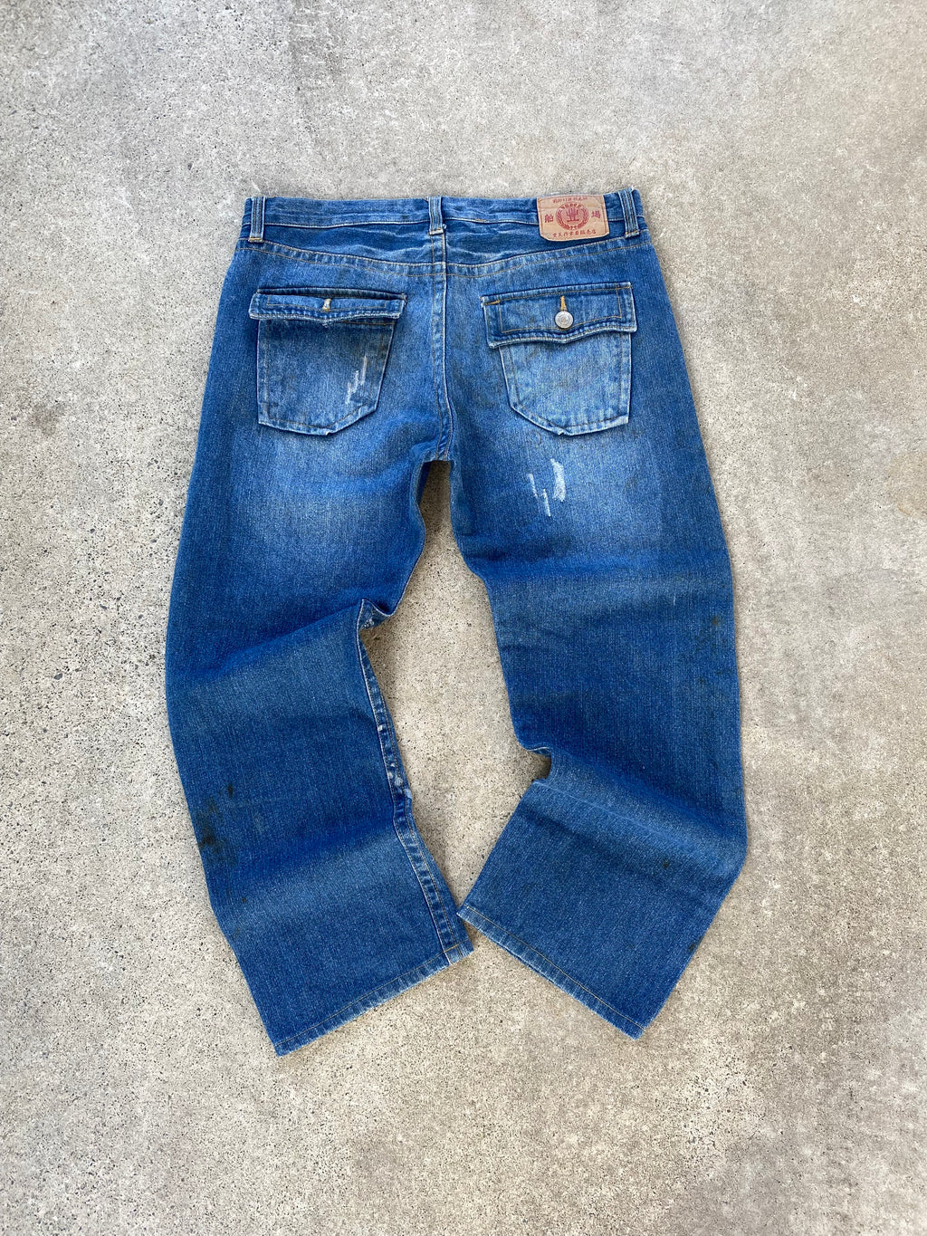 koi fish jeans “36