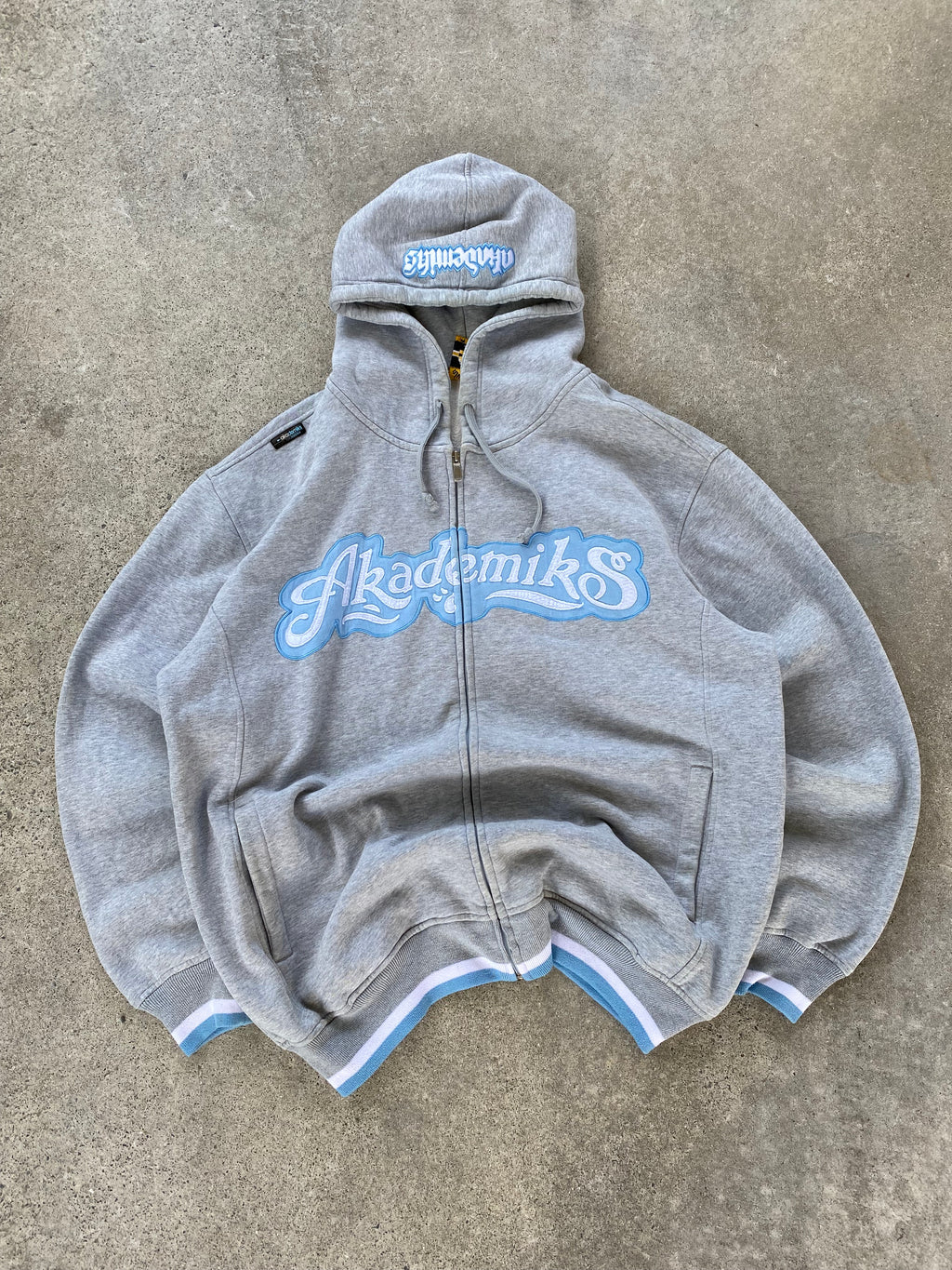 akademiks zip hoodie “2xl