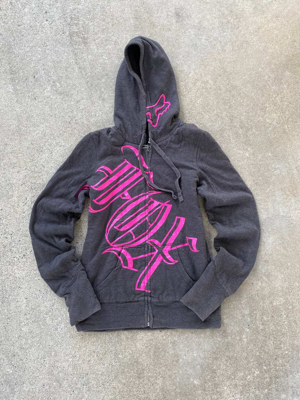 fox zip hoodie “M womens