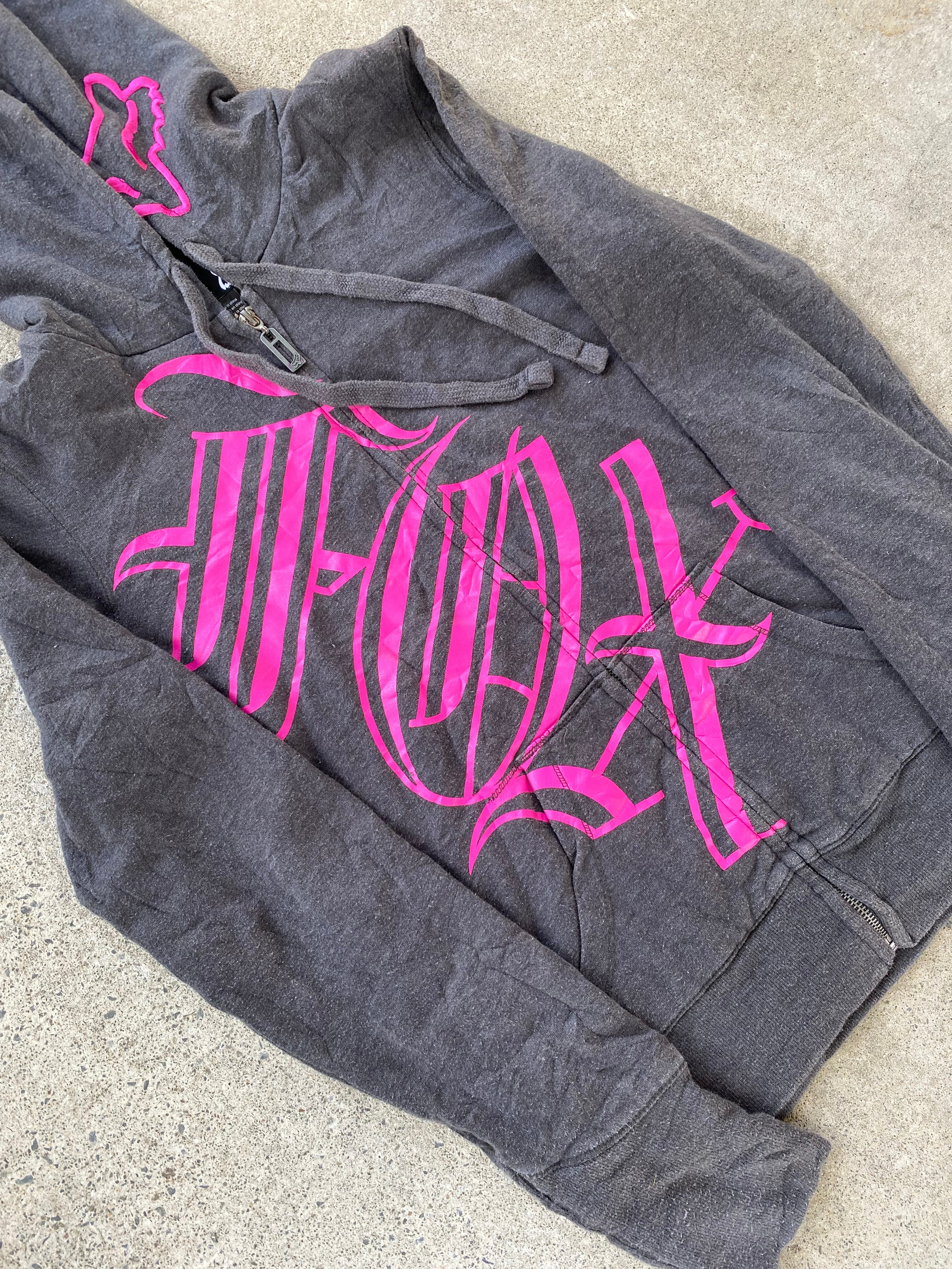 fox zip hoodie “M womens