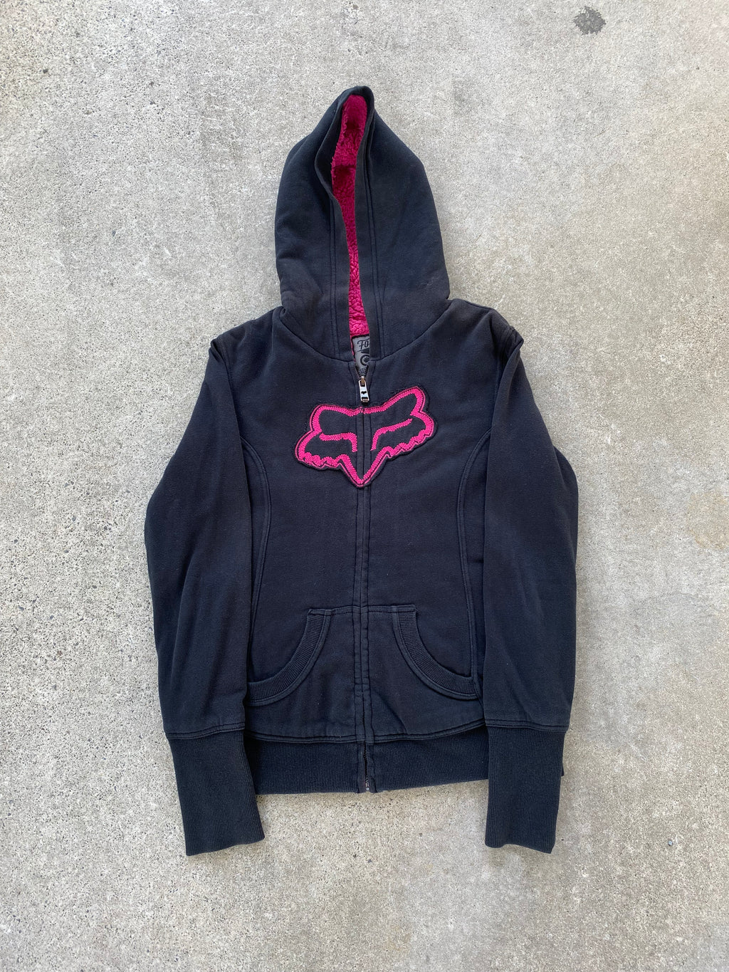 fox zip hoodie “M womens