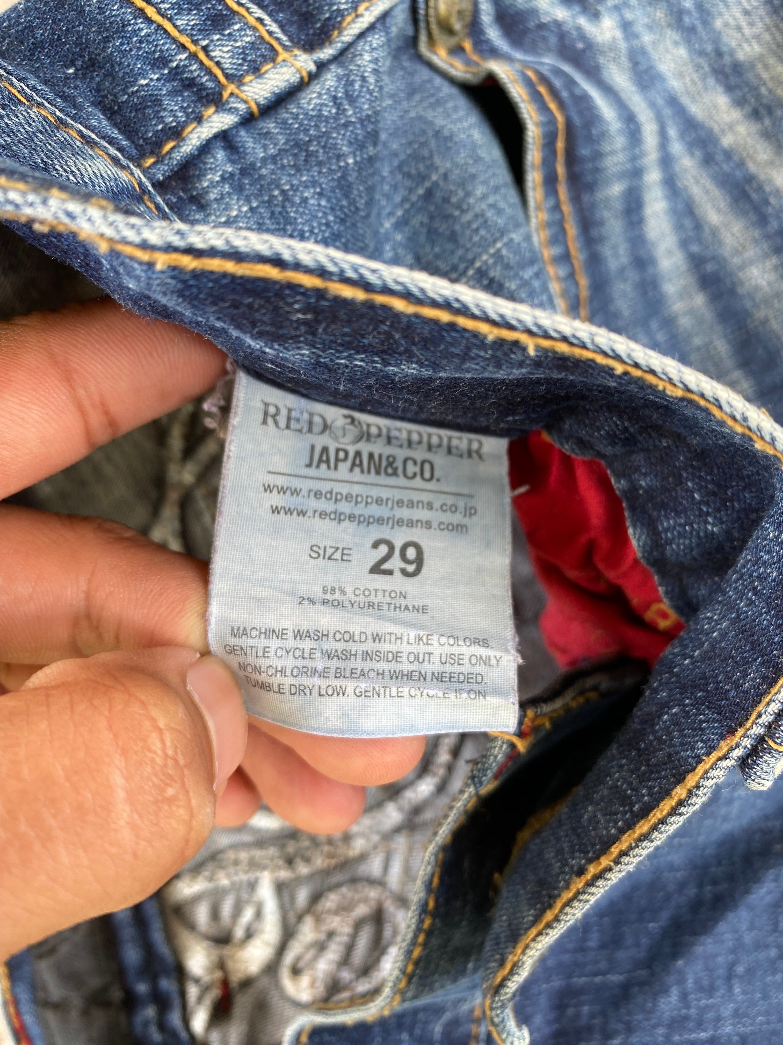 beautifulll red pepper jeans-29”