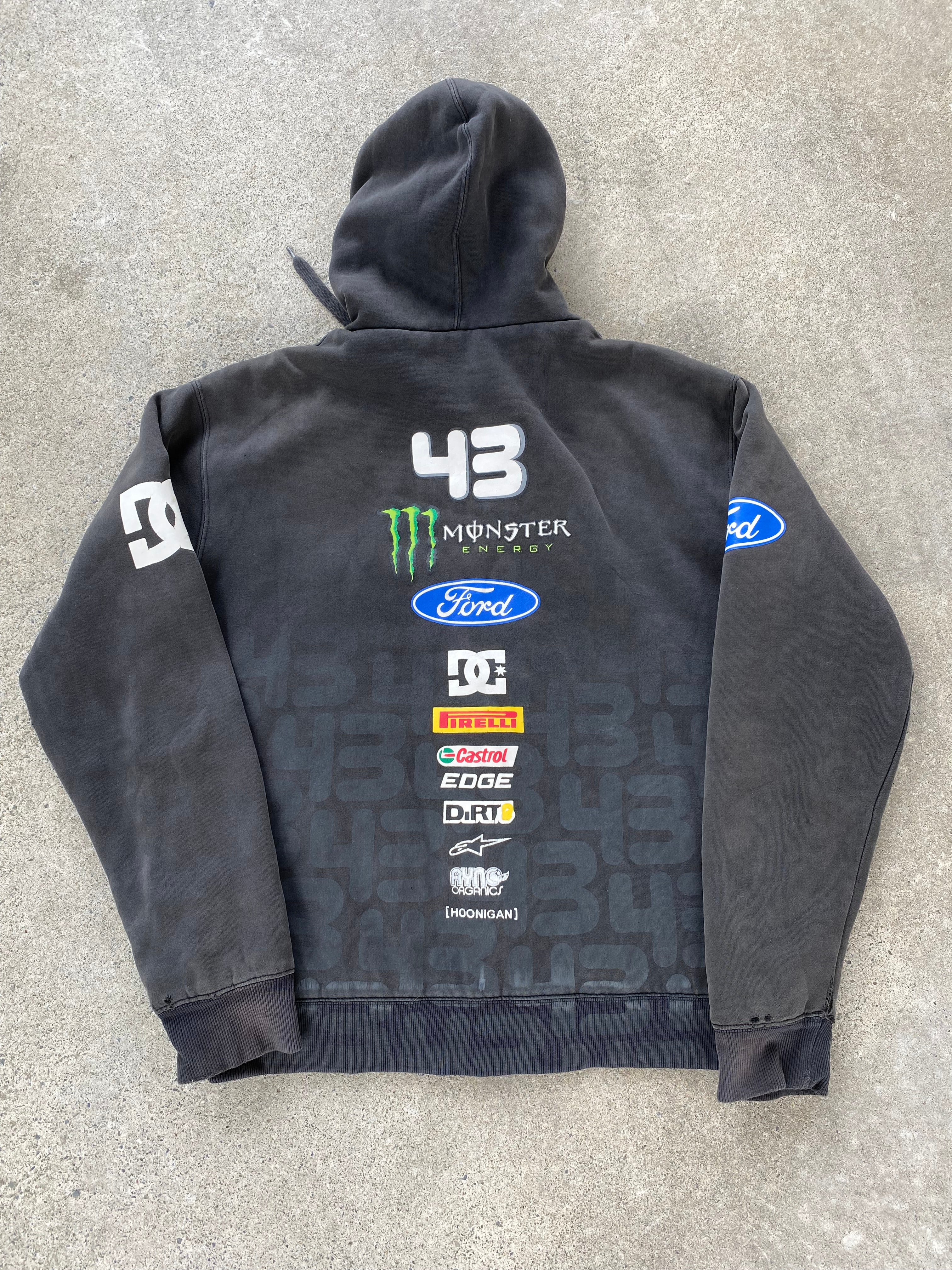 insaanee fur monster x dc zip hoodie “L