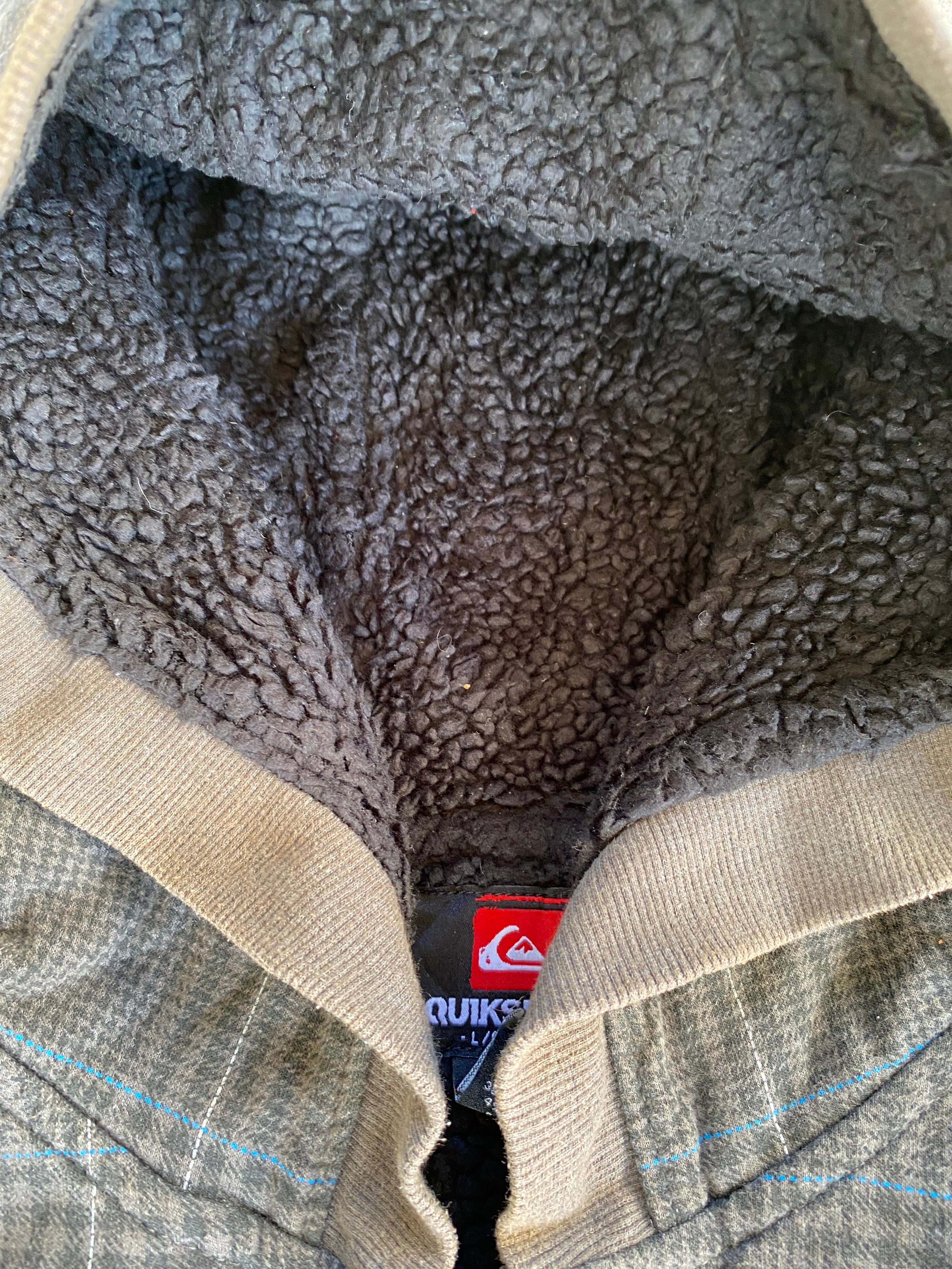 plaid quicksilver jawn-S”