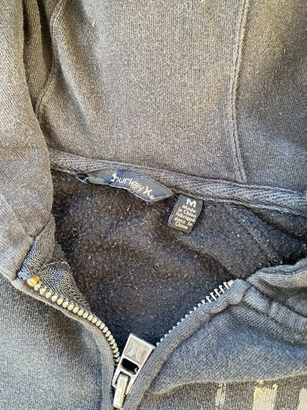 womens hurley zip-Xs”