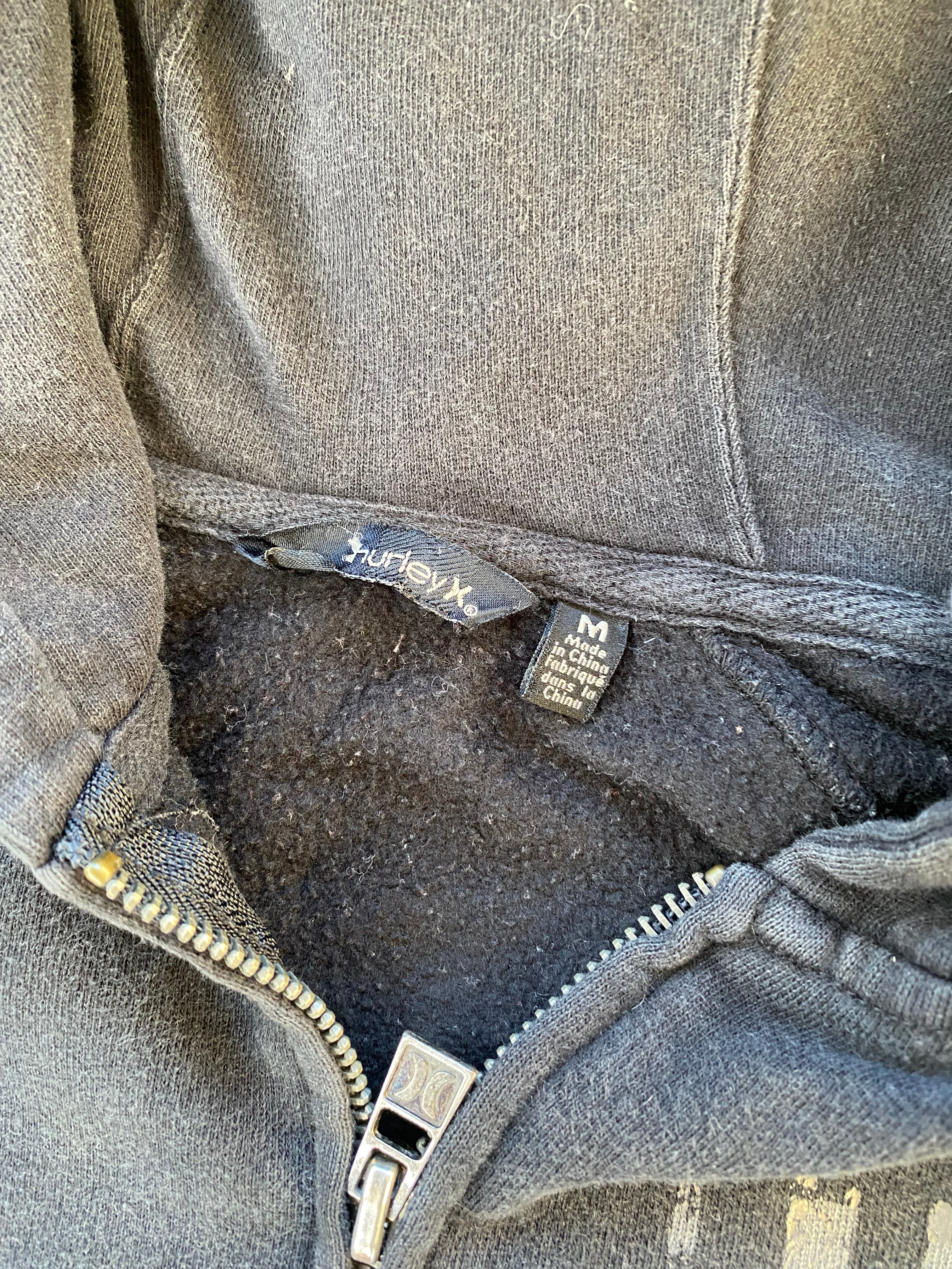 womens hurley zip-Xs”