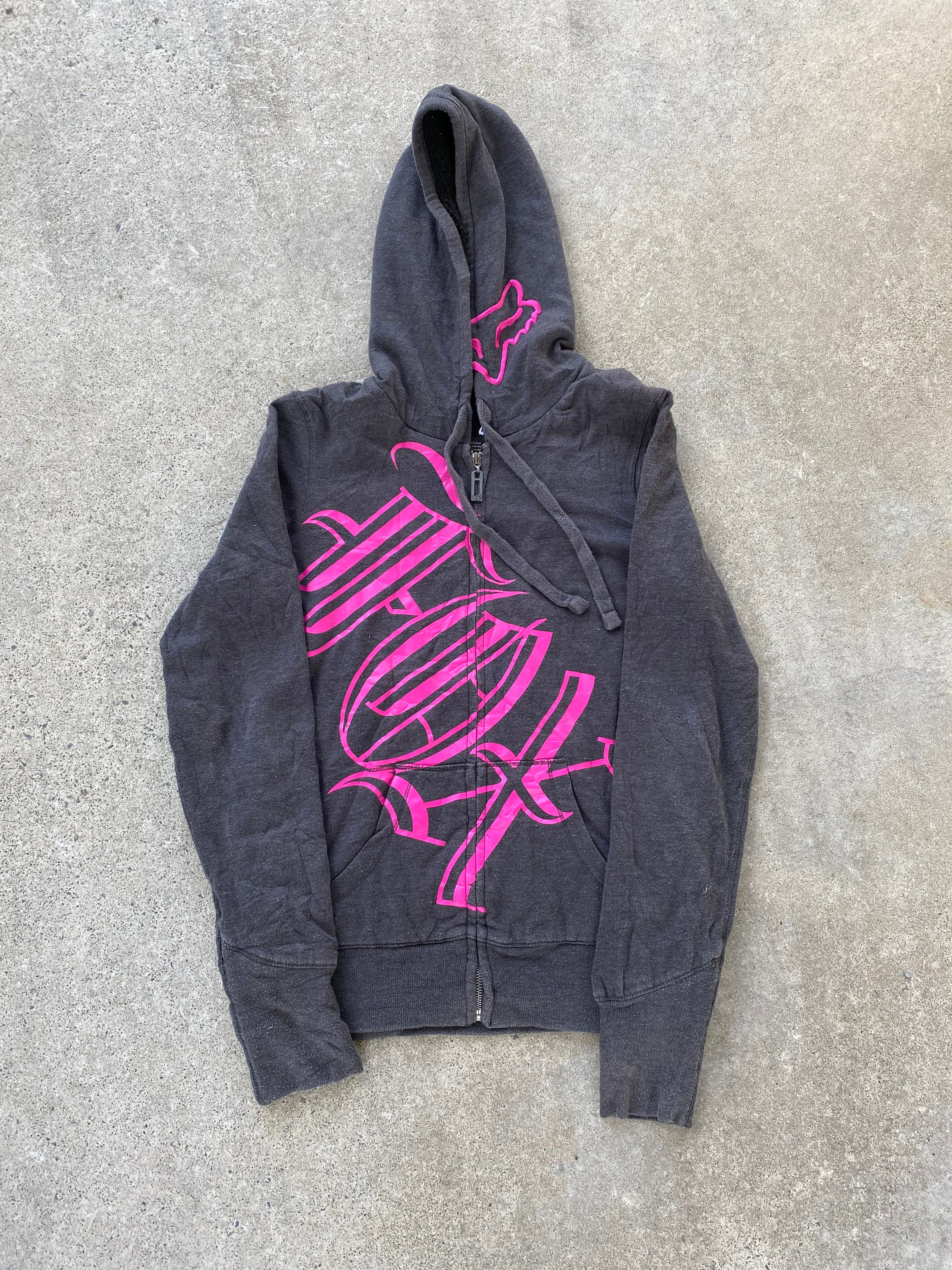 fox zip hoodie “M womens