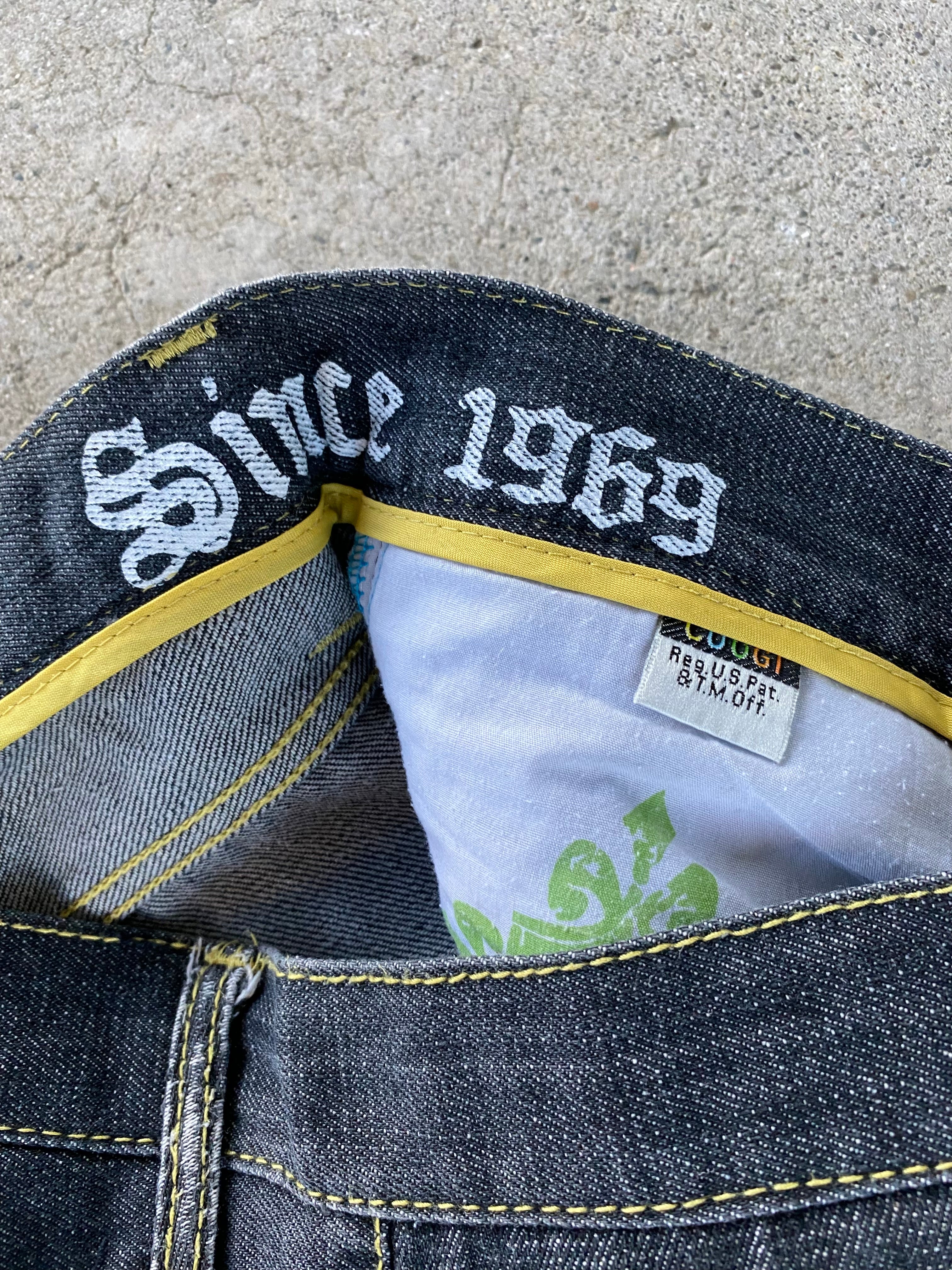 insaanee rare coogi jorts-34”