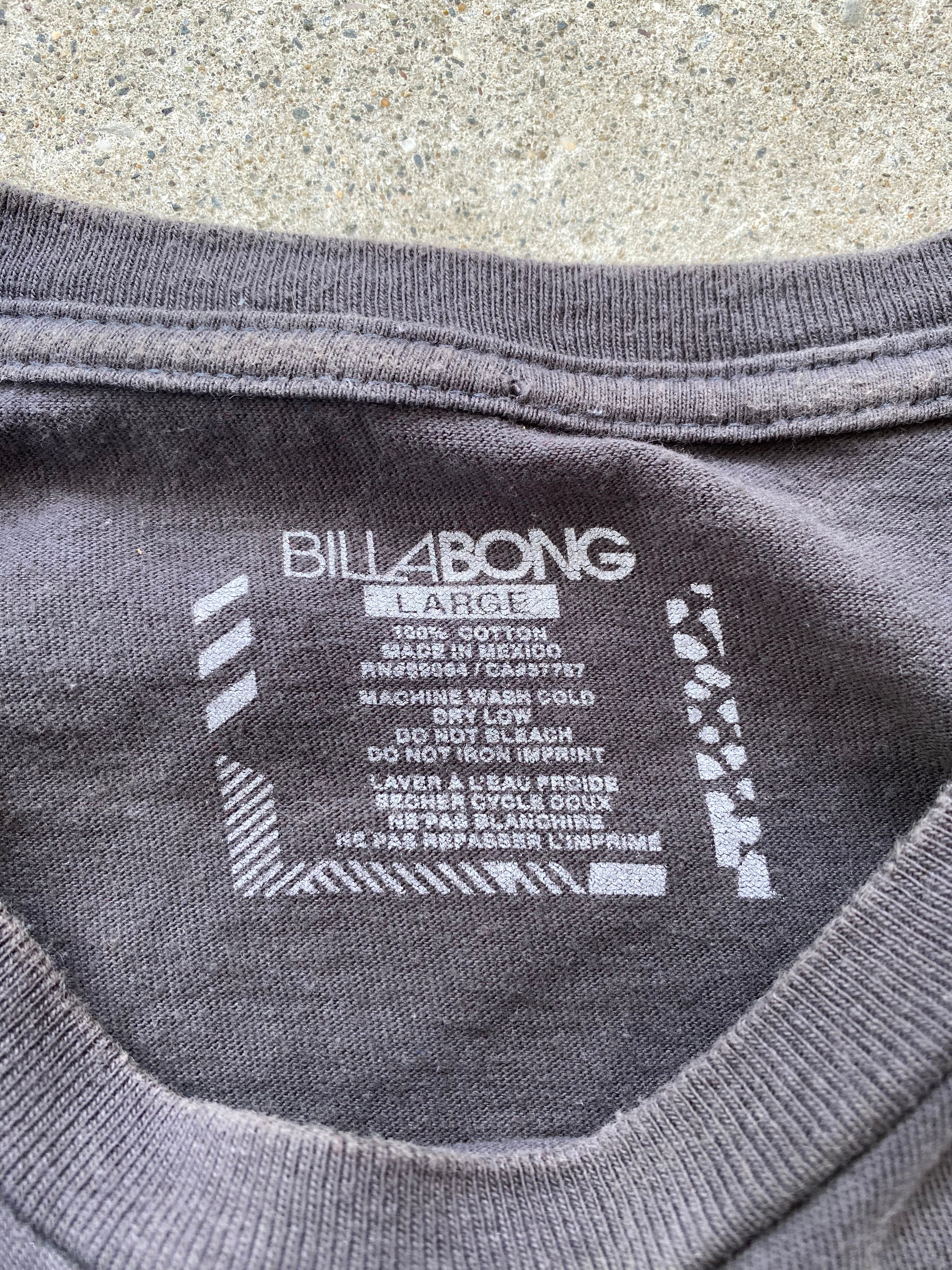 billabong grail skeleton tee-L”