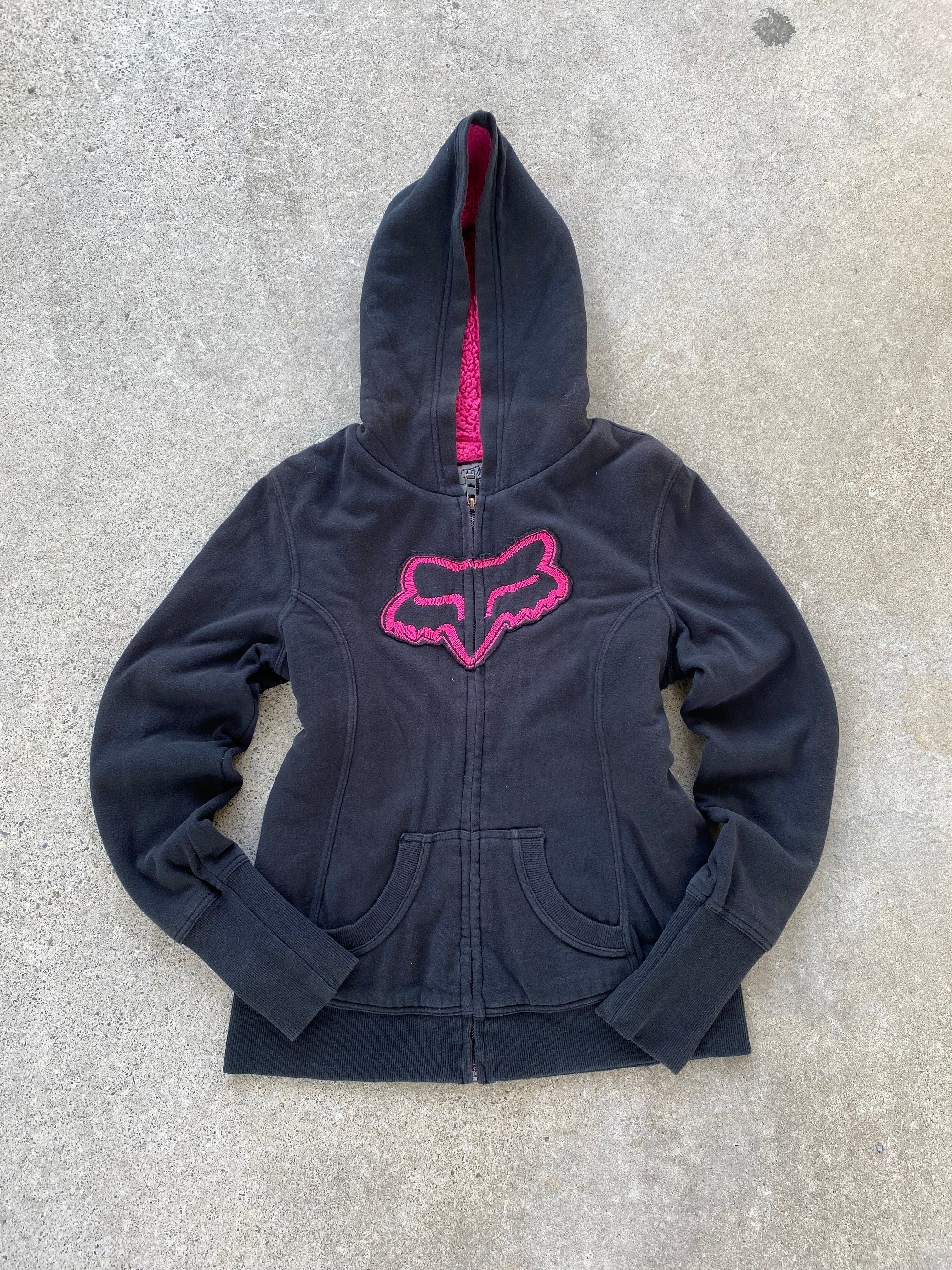 fox zip hoodie “M womens