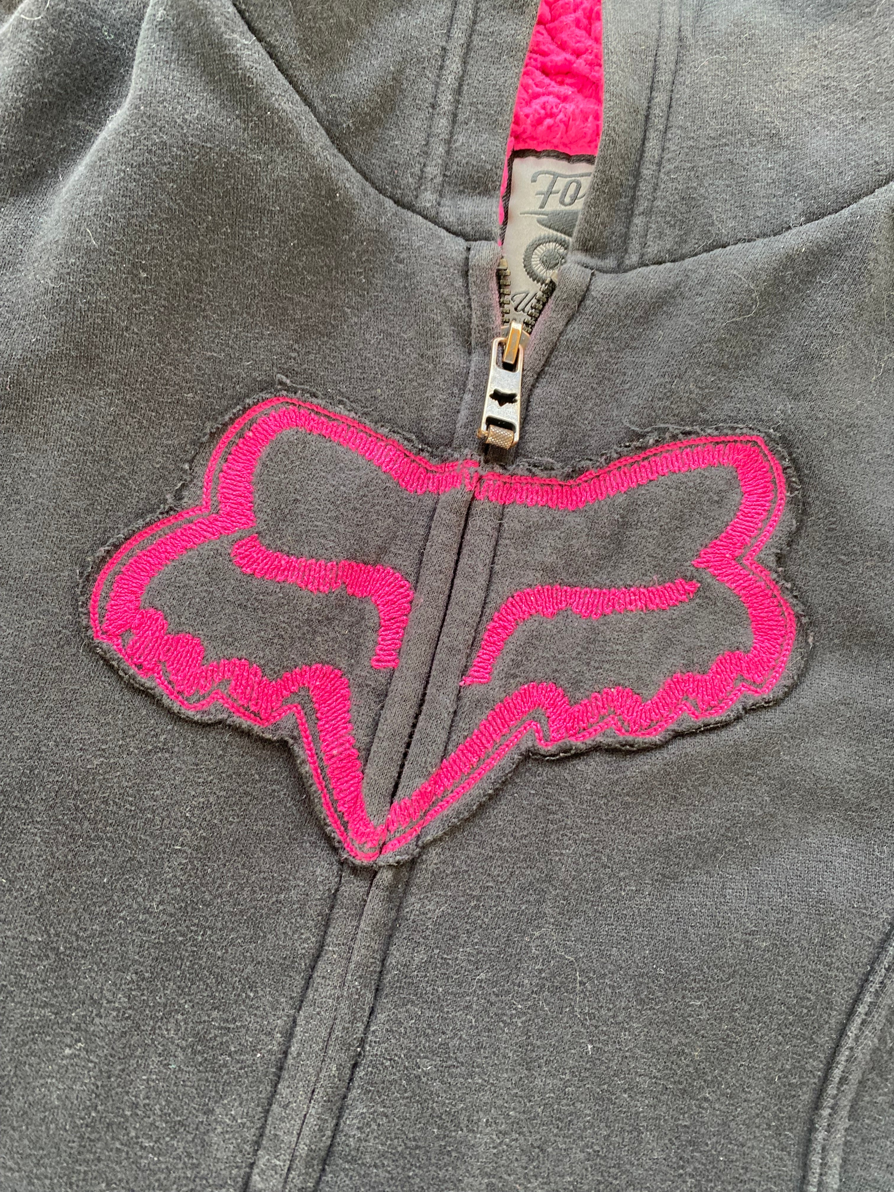 fox zip hoodie “M womens