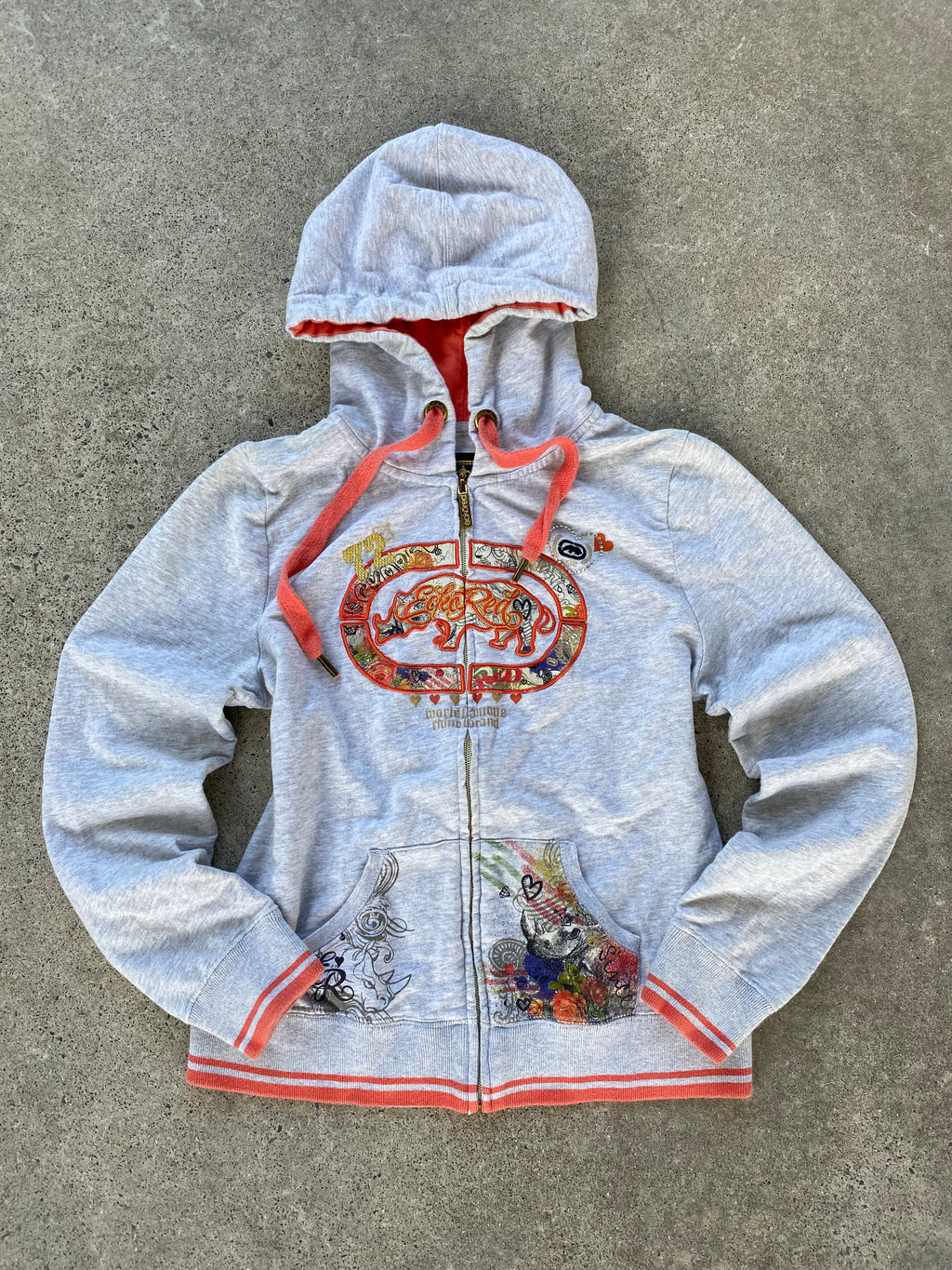 ecko red zip hoodie “M womens