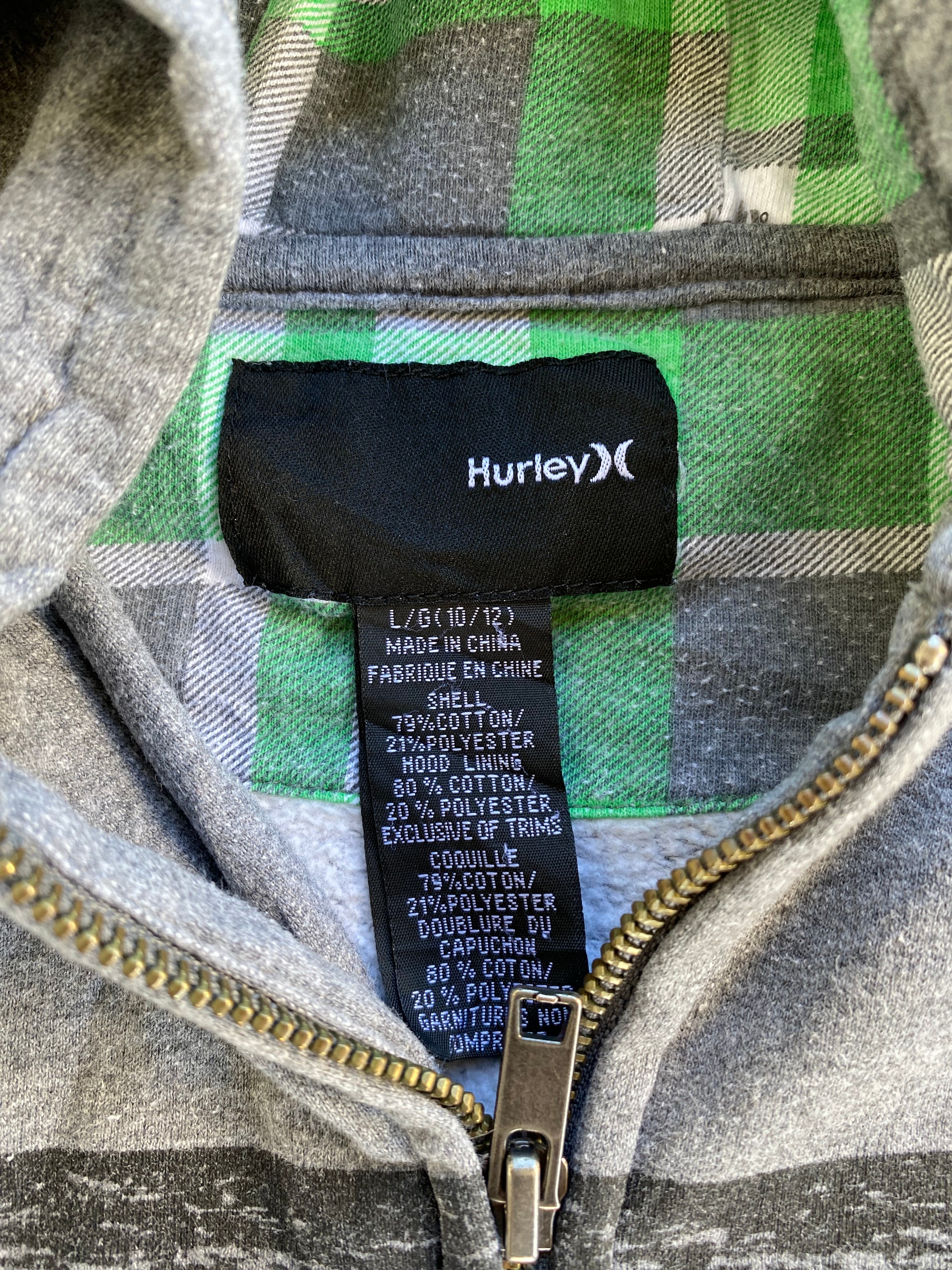 hurley zip-xs-s”