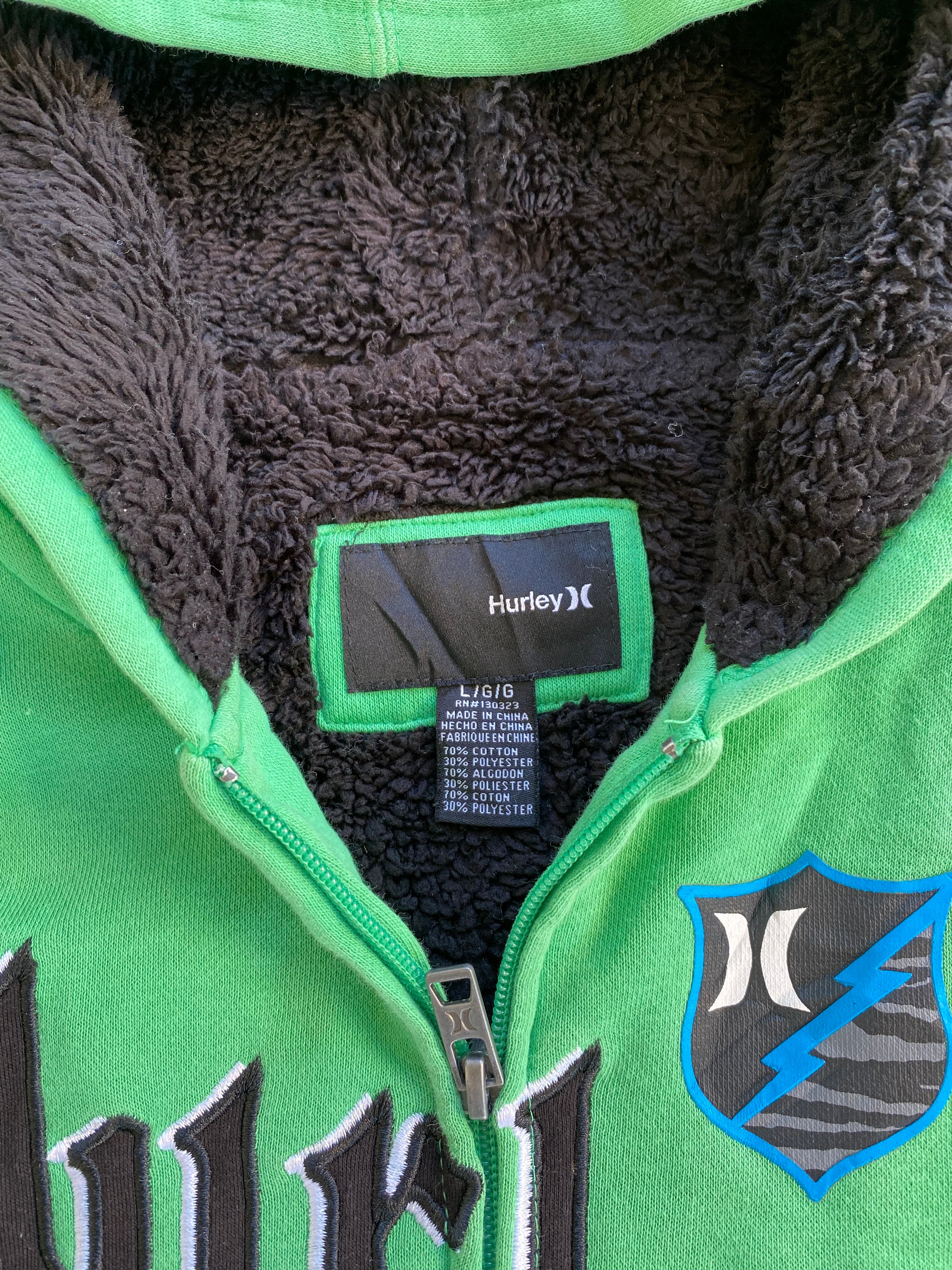 graaill hurleyy zip-L”
