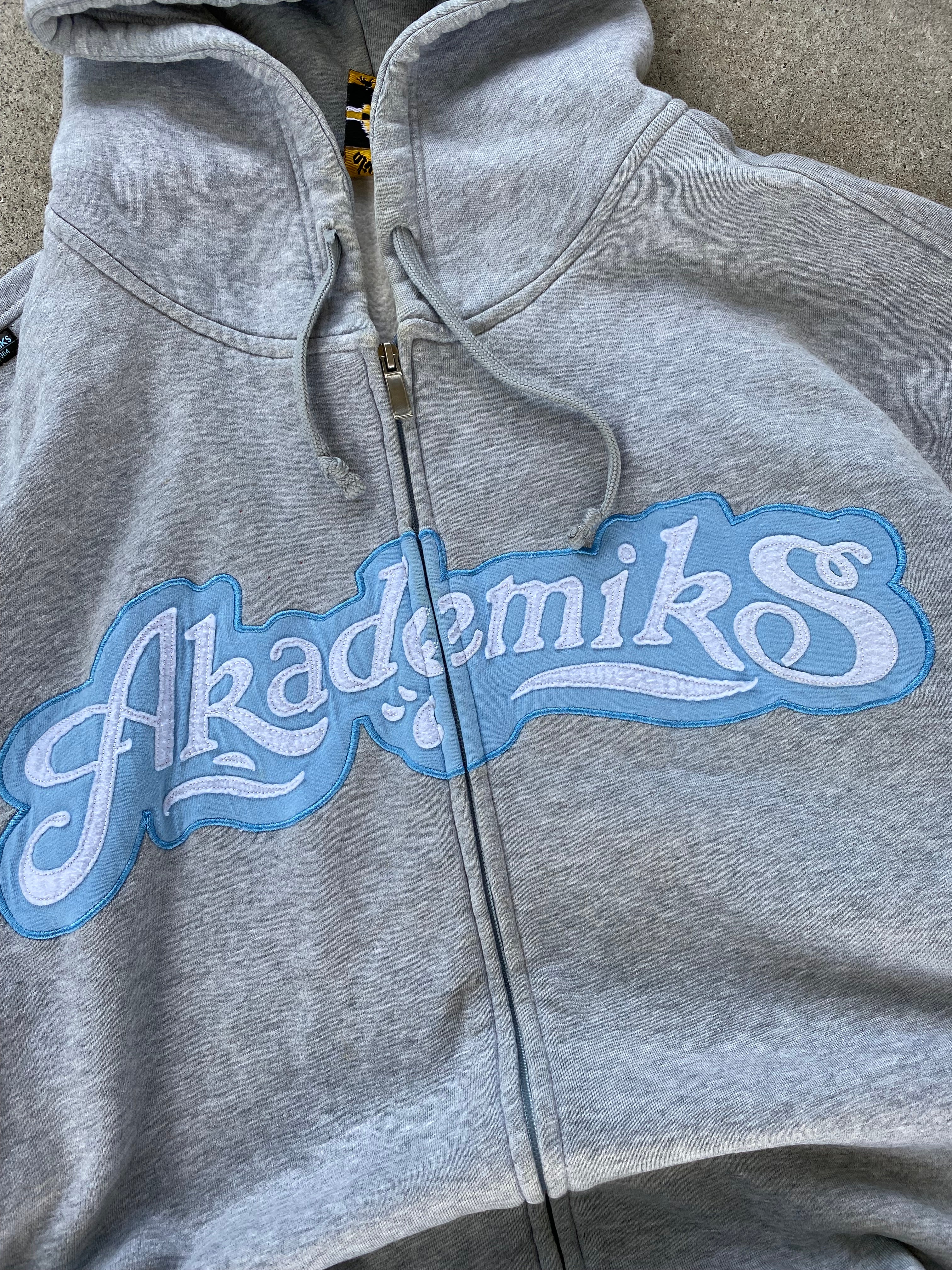 akademiks zip hoodie “2xl