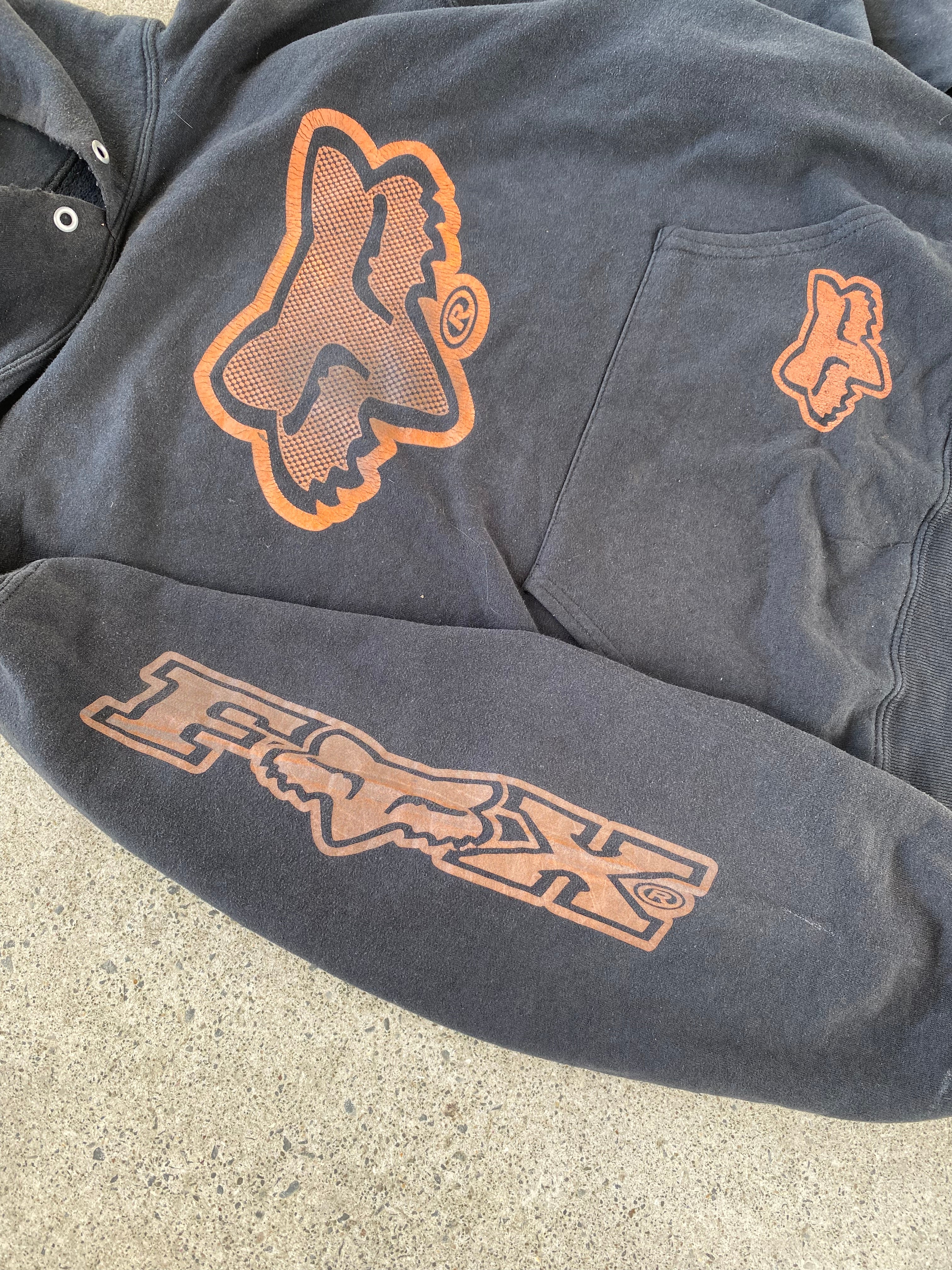 fox hoodie “M