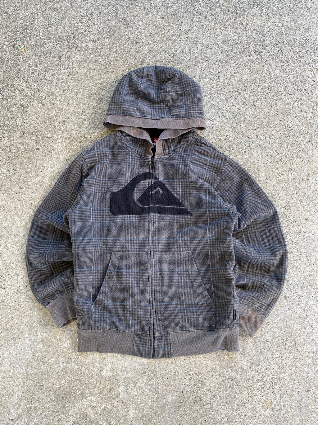 plaid quicksilver jawn-S”