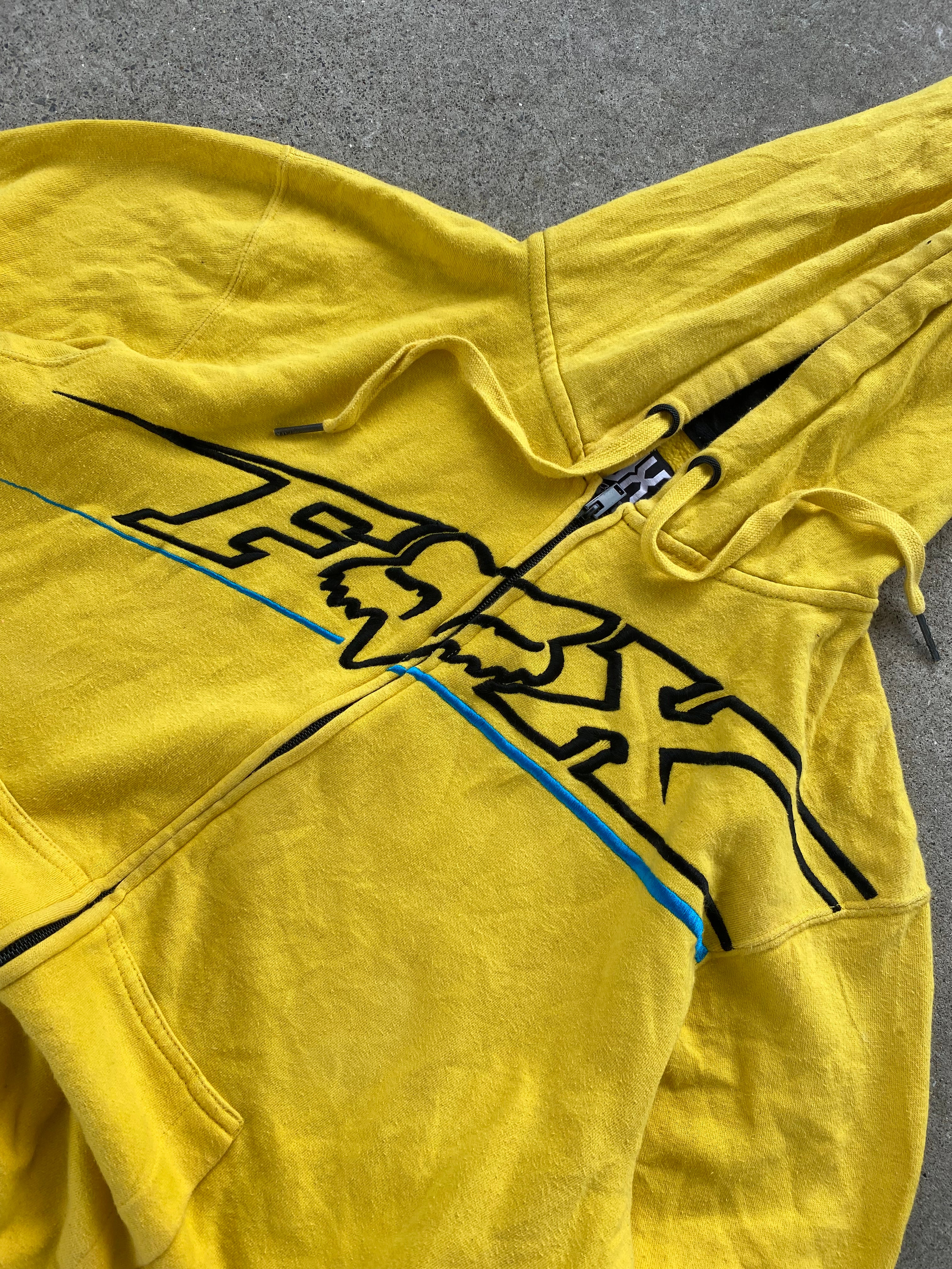 fox zip hoodie “M