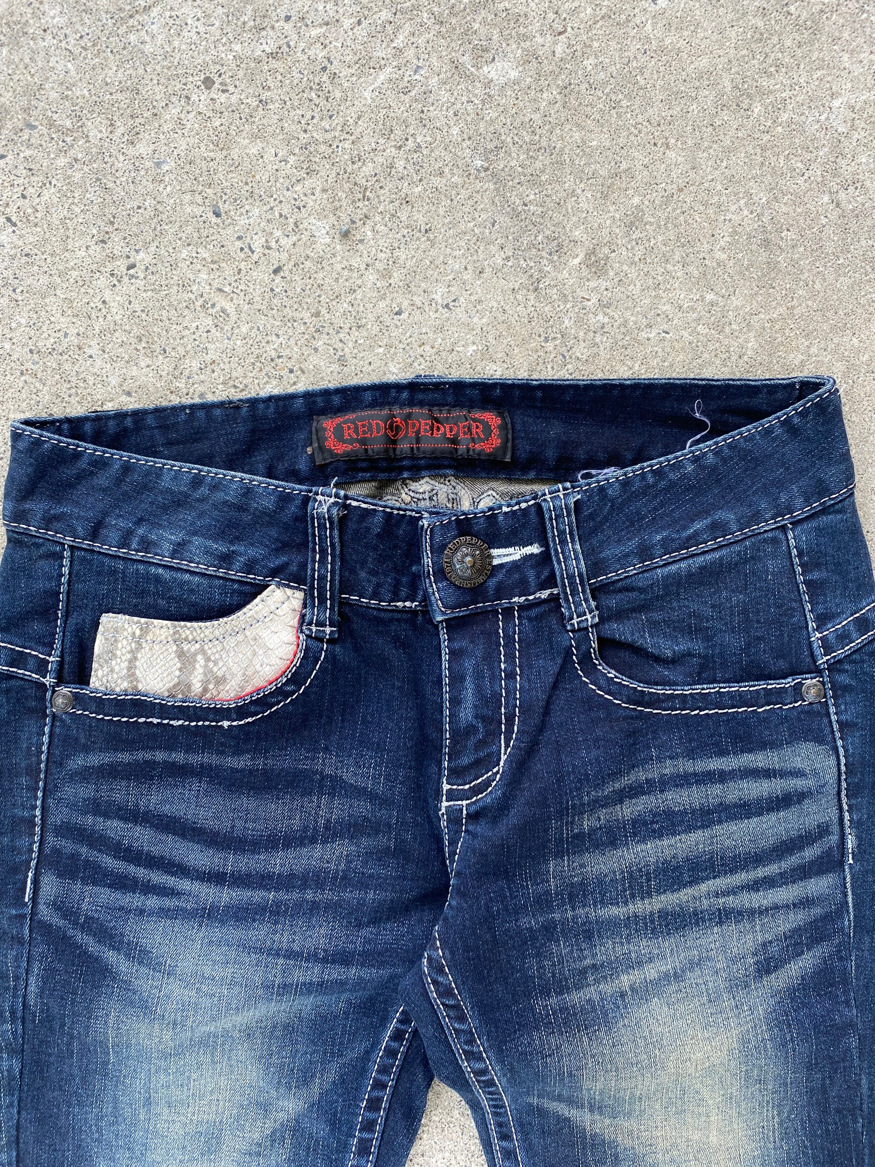 siiick red pepper jeans-25”