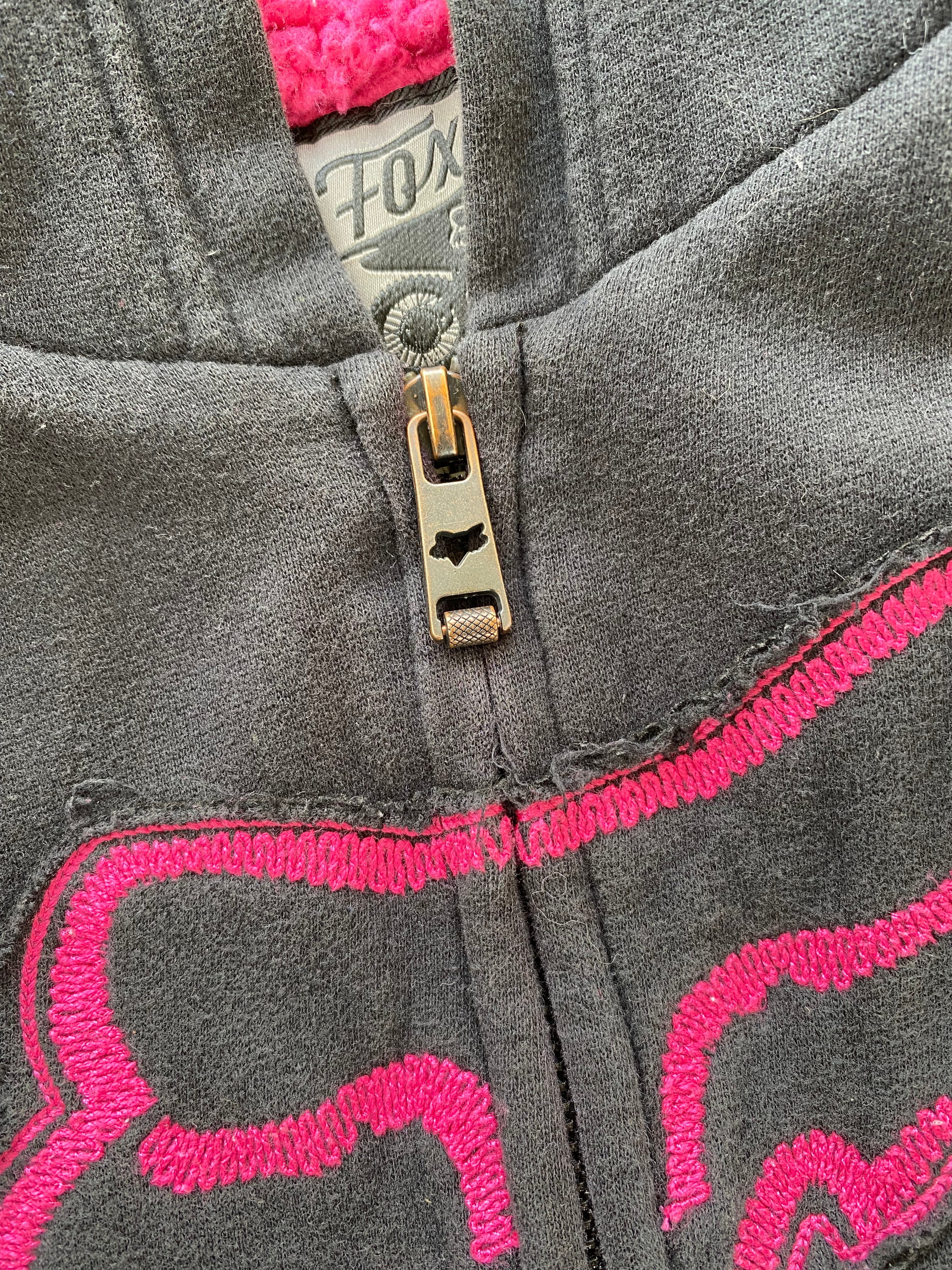 fox zip hoodie “M womens